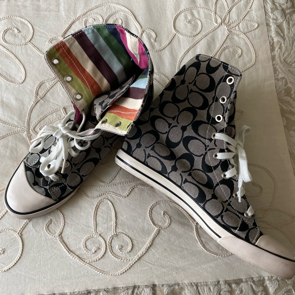 Coach Legacy High Top Sneaker - Picture 2 of 8